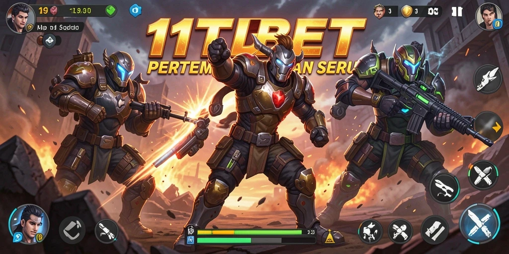 Tampilan gameplay seru dan mendebarkan dari 11TBET.