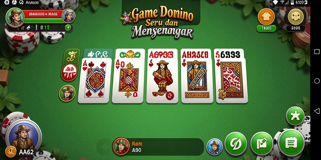 Tampilan gameplay seru dan interaktif dari AA62 yang memikat.