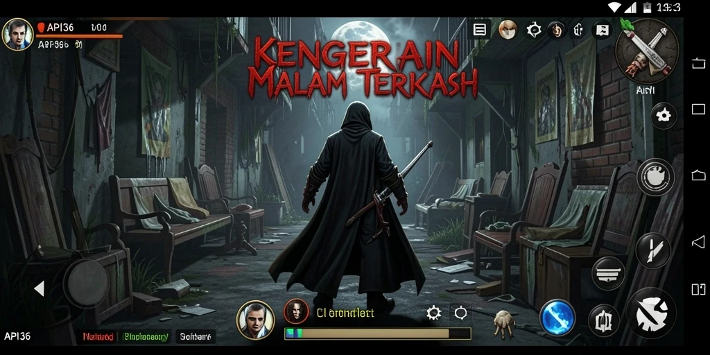 Gameplay mencekam API36 dengan elemen horor yang mendalam.