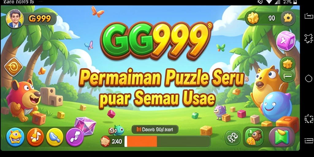 Screenshot GG999 menampilkan gameplay seru dan menarik dari tantangan Puzzle.