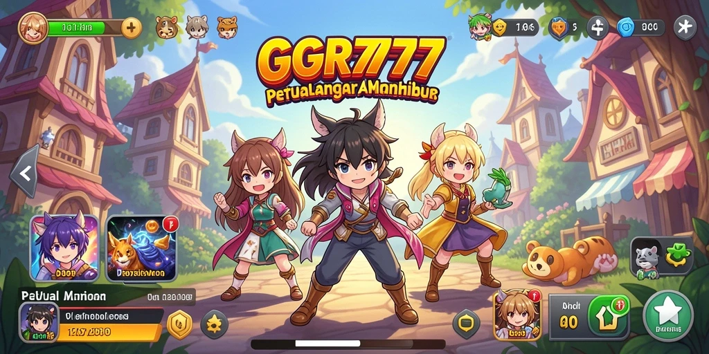 Tampilan gameplay menarik dan penuh aksi dalam GGR7777.