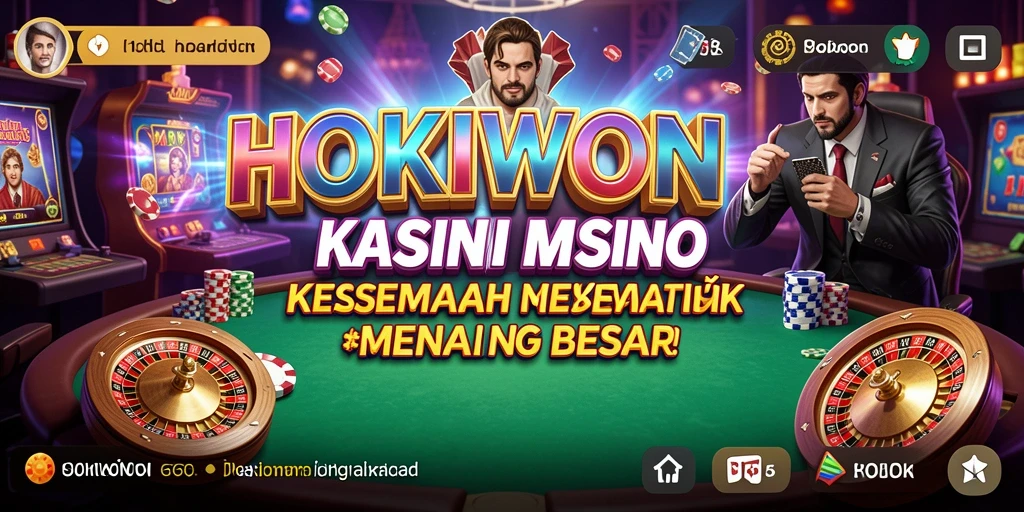 Tampilan gameplay HOKIWON yang seru dan mendebarkan.