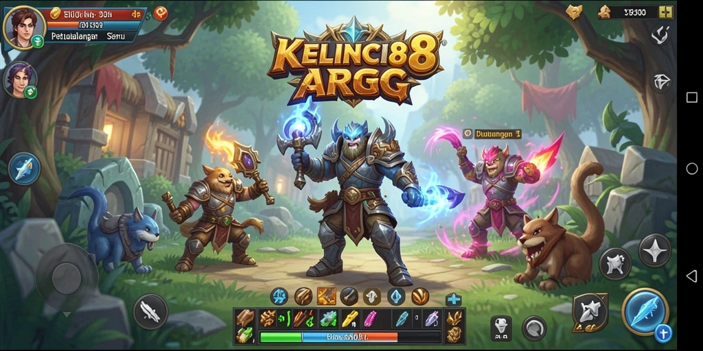 Tangkapan layar menunjukkan aksi seru dalam permainan ARPG.