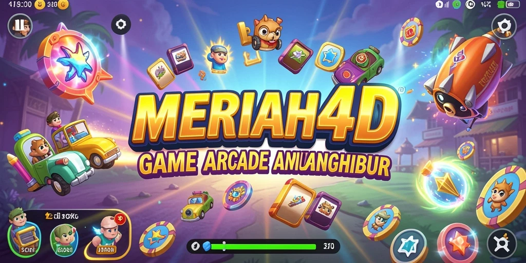 Tampilan gameplay seru dari game Arcade MERIAH4D.