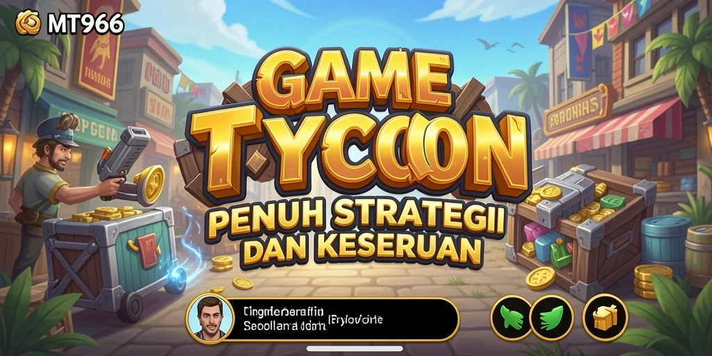 Screenshot MT966 menampilkan pengalaman gameplay Tycoon yang mendebarkan.