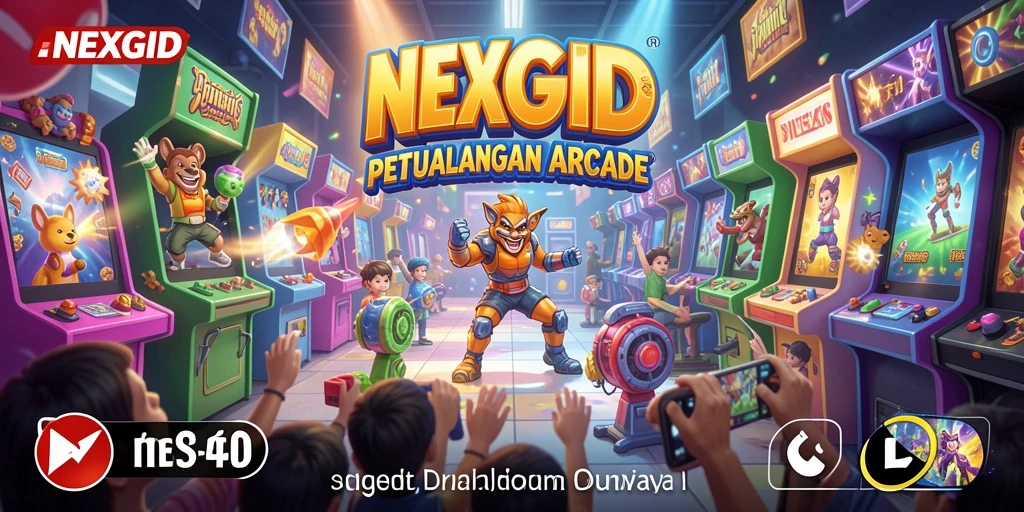 Tampilan gameplay <strong>NEXGID</strong> yang seru dan penuh warna.