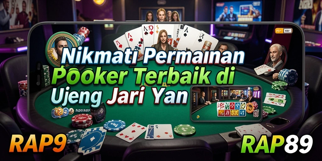 Tampilan gameplay Poker yang seru dan menegangkan dalam RAP89.