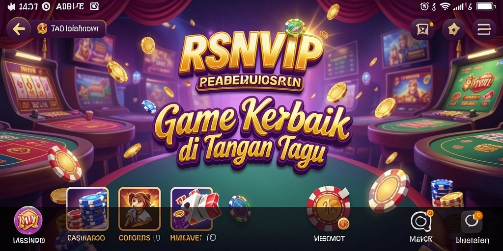 Screenshot gameplay RSNVIP menunjukkan pengalaman kasino yang mendebarkan.