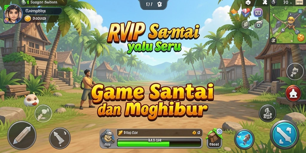 Screenshot menunjukkan momen seru gameplay RVIP yang menyenangkan.