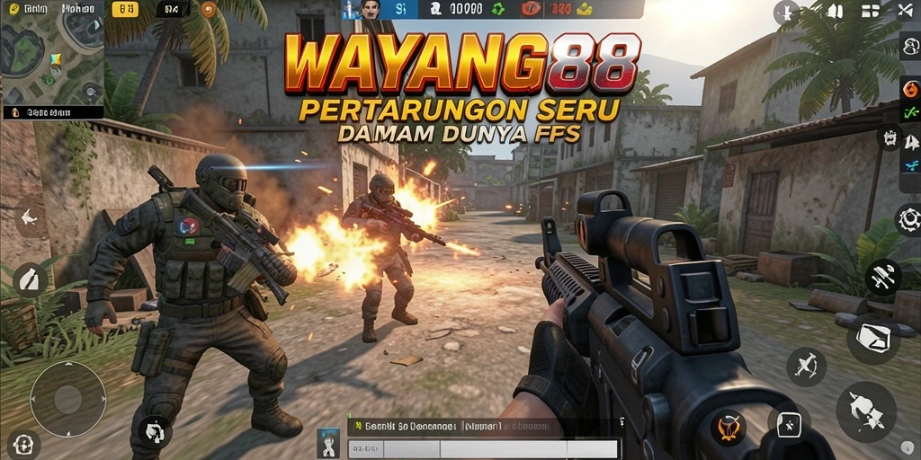 Screenshot utama dari gameplay seru WAYANG88